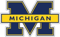 Michigan Wolverines 12" Vinyl Magnet