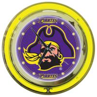East Carolina University Pirates Neon Clock