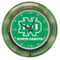 University of North Dakota Fighting Sioux Neon Clock