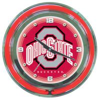 Ohio State University Buckeyes Neon Clock