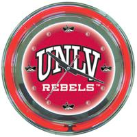 University of Nevada-Las Vegas Rebels Neon Clock