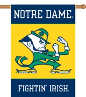 Notre Dame Fighting Irish 2-Sided 28" x 40" Leprechaun Banner