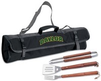 Baylor University Bears 3 Piece BBQ Tool Set With Tote