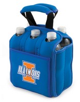 Illinois Fighting Illini 6-Pack Beverage Buddy - Blue