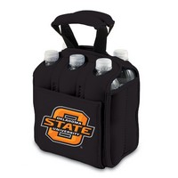 Oklahoma State University Cowboys 6-Pack Beverage Buddy - Black