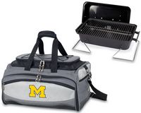 Michigan Wolverines Buccaneer BBQ Grill Set & Cooler