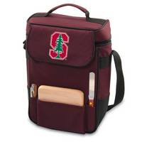 Stanford Cardinal Duet Wine & Cheese Tote - Burgundy