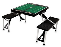 Mizzou Tigers Football Picnic Table with Seats - Black