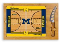 Michigan Wolverines Basketball Icon Cheese Tray