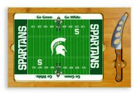 Michigan State Spartans Football Icon Cheese Tray