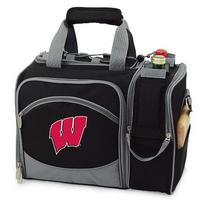 Wisconsin Badgers Malibu Picnic Pack - Embroidered Black