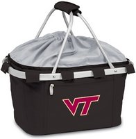 Virginia Tech Hokies Metro Basket - Black Embroidered