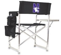 Northwestern Wildcats Sports Chair - Black