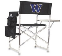 Washington Huskies Sports Chair - Black