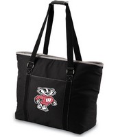 Wisconsin Badgers Tahoe Beach Bag - Black