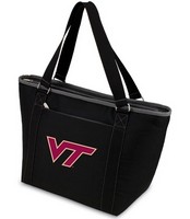 Virginia Tech Hokies Topanga Cooler Tote - Black Embroidered