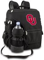 Oklahoma Sooners Turismo Backpack - Black Embroidered