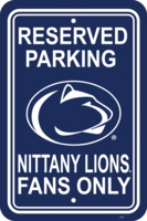 Penn State Nittany Lions 12" X 18" Plastic Parking Sign