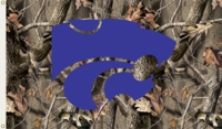 Kansas State Wildcats 3' x 5' Flag with Grommets - Realtree Camo