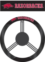 Arkansas Razorbacks Poly-Suede Steering Wheel Cover