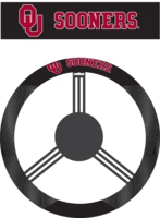 Oklahoma Sooners Poly-Suede Steering Wheel Cover