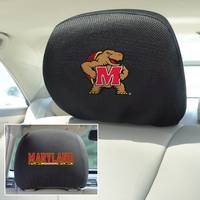 Maryland Terrapins 2-Sided Headrest Covers - Set of 2