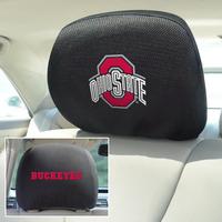 Ohio State Buckeyes 2-Sided Headrest Covers - Set of 2