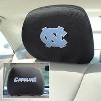 North Carolina Tar Heels 2-Sided Headrest Covers - Set of 2
