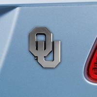 University of Oklahoma Sooners 3D Chromed Metal Car Emblem