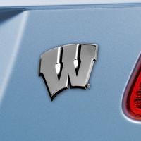 University of Wisconsin Badgers 3D Chromed Metal Car Emblem