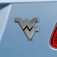 West Virginia University 3D Chromed Metal Car Emblem