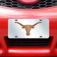 Texas Longhorns Inlaid License Plate