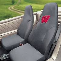 University of Wisconsin Badgers Embroidered Seat Cover