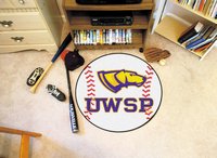 University of Wisconsin-Stevens Point Pointers Baseball Rug