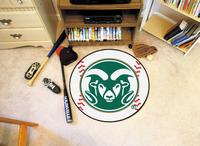 Colorado State University Rams Baseball Rug