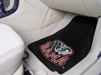 University of Alabama Crimson Tide Carpet Car Mats - Elephant