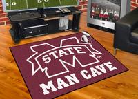Mississippi State University Bulldogs All-Star Man Cave Rug