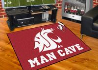 Washington State University Cougars All-Star Man Cave Rug