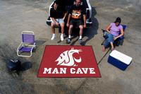 Washington State University Cougars Man Cave Tailgater Rug