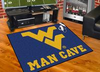 West Virginia University Mountaineers All-Star Man Cave Rug