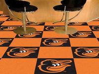 Baltimore Orioles Carpet Floor Tiles - Cartoon Bird