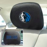 Dallas Mavericks 2-Sided Headrest Covers - Set of 2