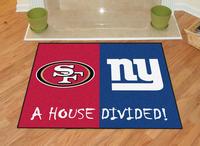 San Francisco 49ers - New York Giants House Divided Rug