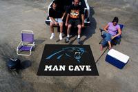 Carolina Panthers Man Cave Tailgater Rug