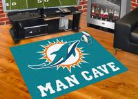 Miami Dolphins All-Star Man Cave Rug