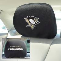 Pittsburgh Penguins 2-Sided Headrest Covers - Set of 2