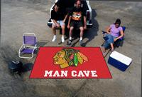 Chicago Blackhawks Man Cave Ulti-Mat Rug