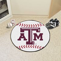 Texas A&M University Aggies Baseball Rug