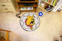 Ferris State University Bulldogs Soccer Ball Rug
