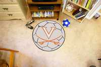 University of Virginia Cavaliers Soccer Ball Rug